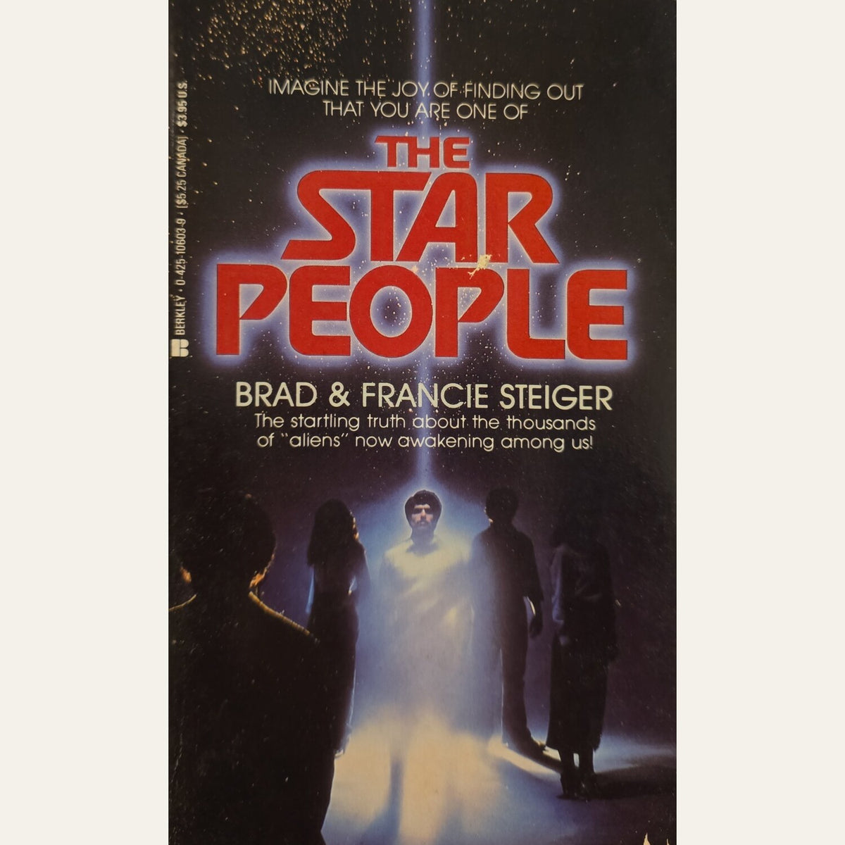 Front cover of The Star People by Brad and Francie Steiger, vintage UFO and starseed paperback