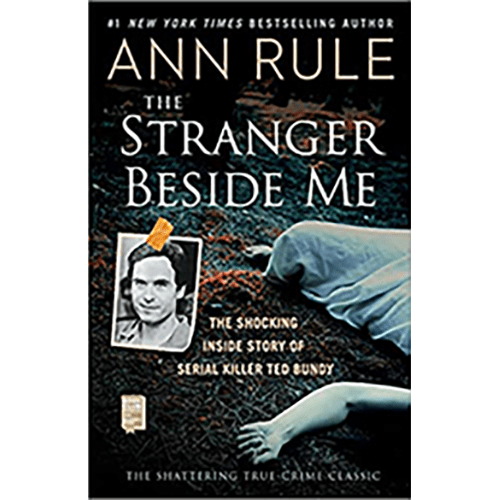 Dark, haunting cover featuring Ted Bundy's photo, a lifeless hand, and bold white text. Ann Rule's gripping true crime masterpiece on serial killer Ted Bundy.