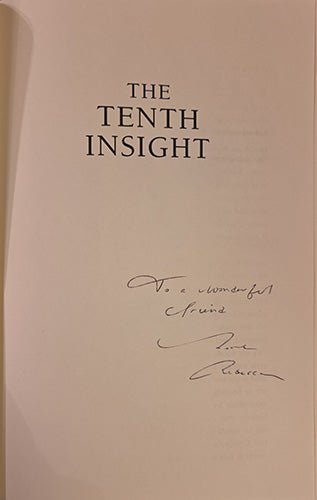 Inscription page reading “To Rebecca” on half-title page