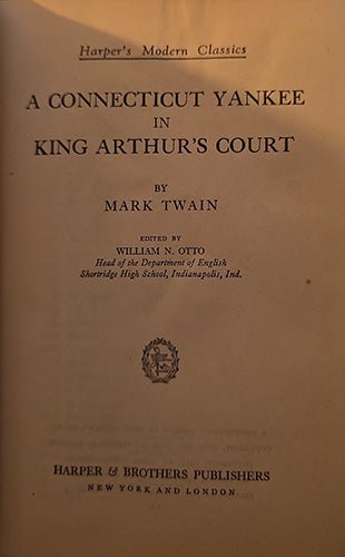 A Connecticut Yankee in King Arthur's Court – rare, vintage, or collectible item from Deb’s Book Paradise