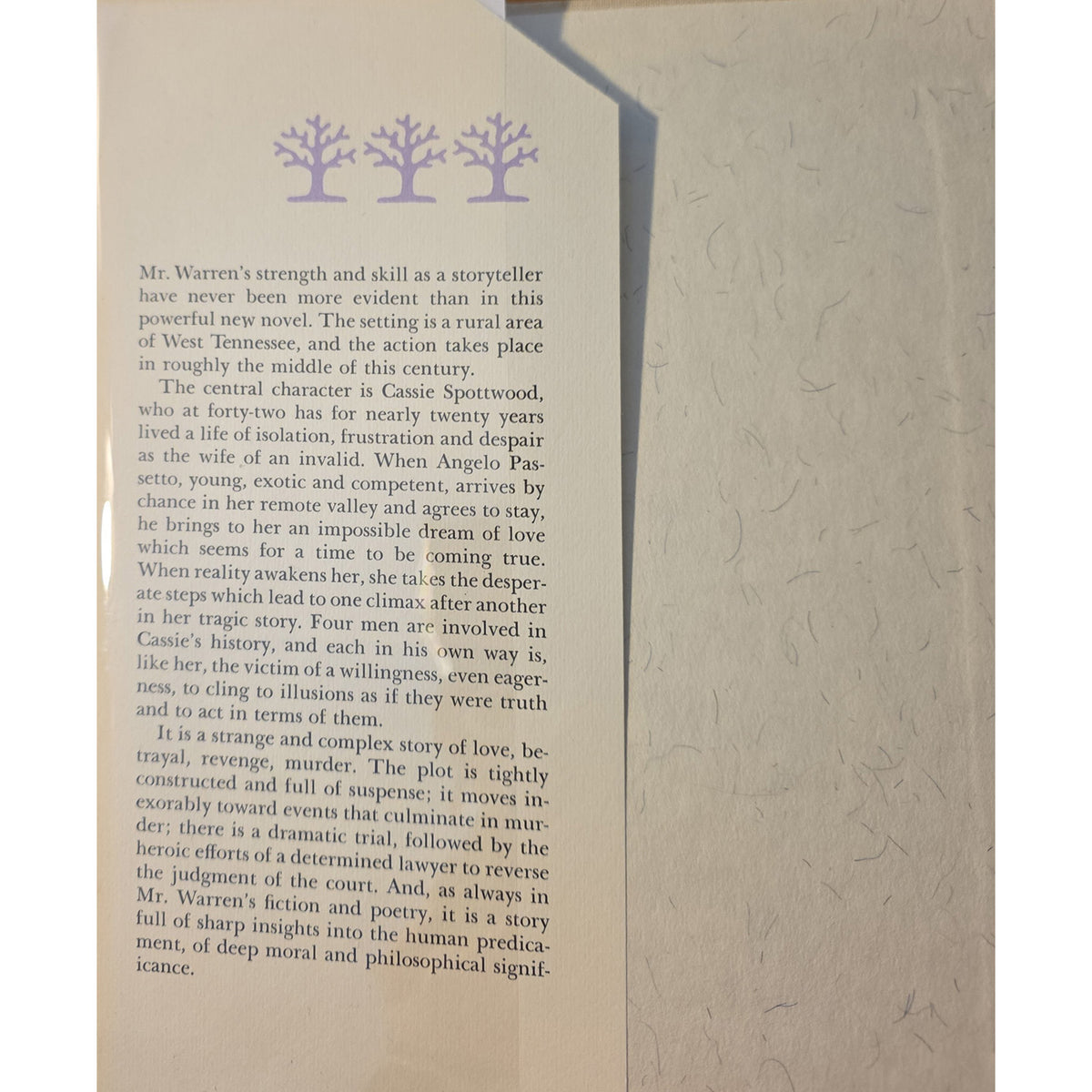 Meet Me in the Green Glen by Robert Penn Warren (1971)