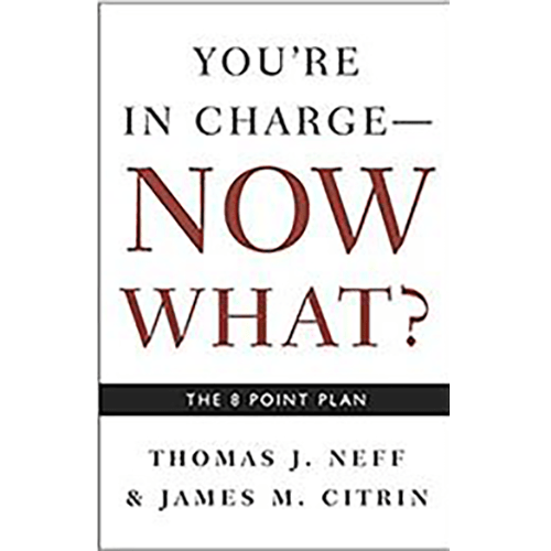 You're in Charge--Now What?: The 8 Point Plan Hardcover