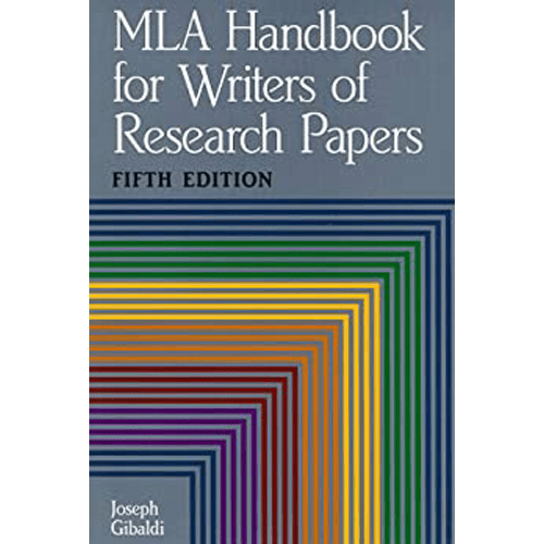 MLA Handbook for Writers of Research Papers, Fifth Edition