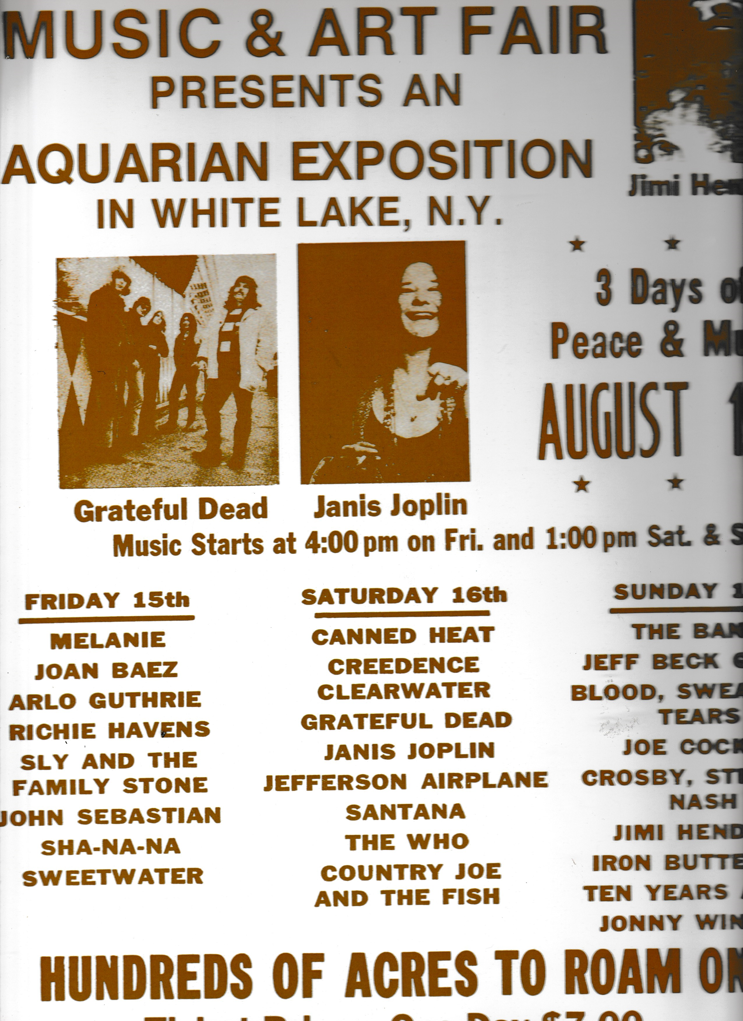 Woodstock Nostalgic poster
